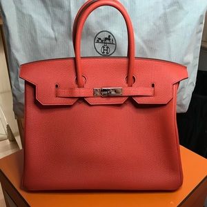 HERMES Birkin 35 Orange